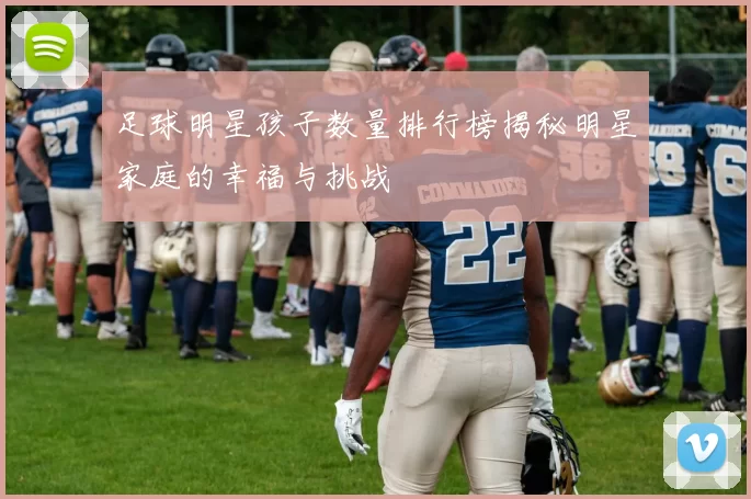 足球明星孩子数量排行榜揭秘明星家庭的幸福与挑战